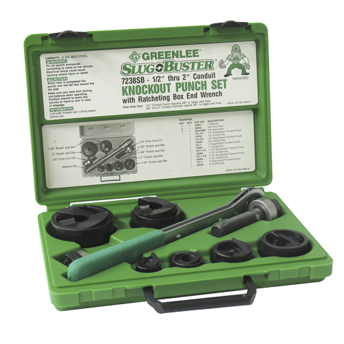 Knockout Kit with Ratchet and SlugBuster&reg; Punches Sécurité Médic
