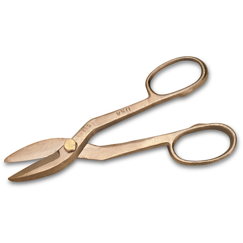 Sheet Metal Snips, 3" Cut Length, Straight Cut Sécurité Médic