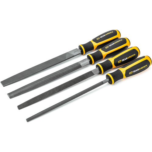 8" Bastard File Set, 4 Pcs Sécurité Médic