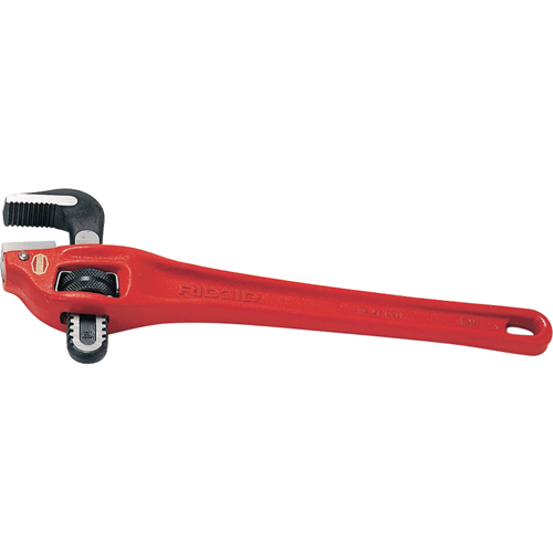 Heavy-Duty Offset Pipe Wrench #14, 2" Jaw Capacity, 14" Long, Powder Coated Finish Sécurité Médic