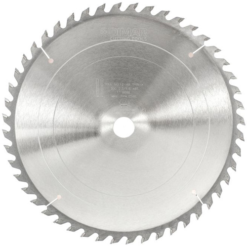 Industrial Saw Blade - Crosscut Thin Kerf, 12", 48 Teeth, Wood Use Sécurité Médic
