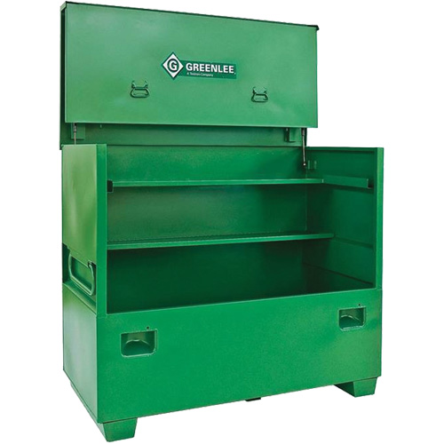 Jobsite Chest, 60" W x 30" D x 48" H, Green Sécurité Médic