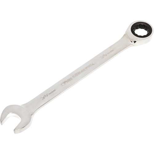 72-Tooth Ratcheting Combination Wrench, 12 Point, 30 mm, Chrome/Polished Finish Sécurité Médic