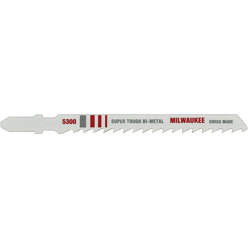 Lame de scie sauteuse, Bim&eacute;tal, Tige en T, 4" lo, 6 dents par pouce Sécurité Médic