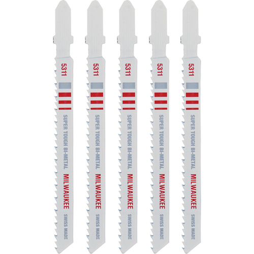 Jigsaw Blade, Bi-Metal, T-Shank, 4" L, 10 TPI Sécurité Médic