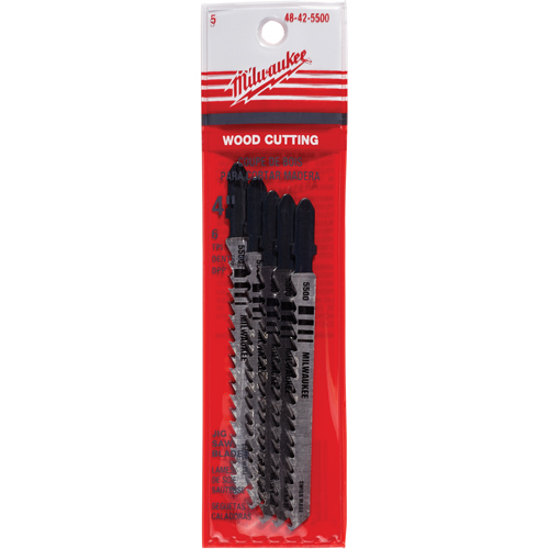 Jigsaw Blade, Bi-Metal, T-Shank, 4" L, 6 TPI Sécurité Médic