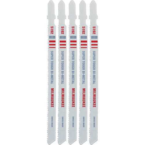 Jigsaw Blade, Bi-Metal, T-Shank, 5-1/4" L, 14 TPI Sécurité Médic