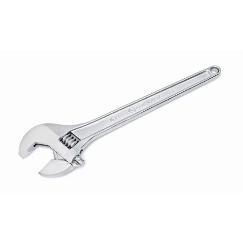 Adjustable Tapered Handle Wrench - Carded, 15" L, 1-11/16"/43 mm Max Width, Chrome/Polished Sécurité Médic