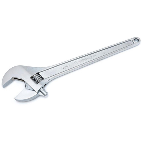 Adjustable Tapered Handle Wrench - Carded, 18" L, 2-1/16"/53 mm Max Width, Chrome/Polished Sécurité Médic