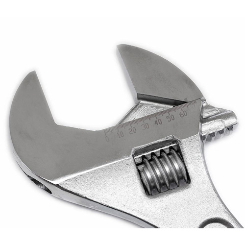 Adjustable Tapered Handle Wrench - Carded, 24" L, 2-7/16"/62 mm Max Width, Chrome/Polished Sécurité Médic