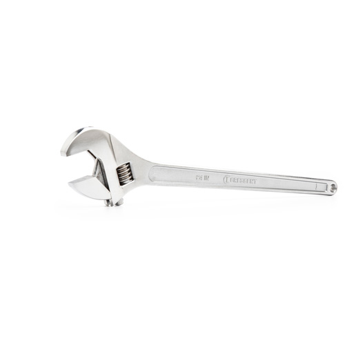 Adjustable Tapered Handle Wrench - Carded, 24" L, 2-7/16"/62 mm Max Width, Chrome/Polished Sécurité Médic