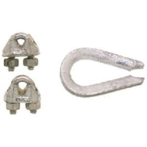 Wire Rope Clips with Thimble Set Sécurité Médic