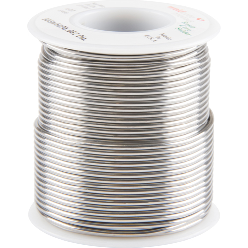 Common Solder, Lead-Based, 50% Tin 50% Lead, Rosin Core, 0.0625" Dia. Sécurité Médic