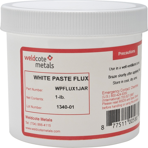 White Paste Brazing Flux Sécurité Médic