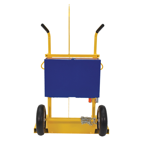 Welding Cylinder Torch Cart, Pneumatic Wheels, 24" W x 19-1/2" L Base, 500 lbs. Sécurité Médic