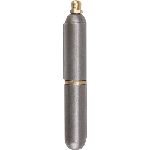 Weld-On Hinge, 0.512" Dia. x 3.15" L, Mild Steel w/Fixed Steel Pin Sécurité Médic
