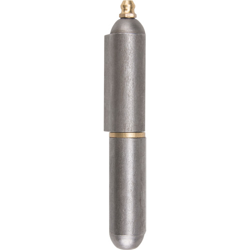 Weld-On Hinge, 0.63" Dia. x 3.937" L, Mild Steel w/Fixed Steel Pin Sécurité Médic