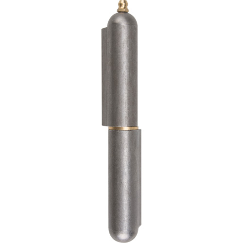 Weld-On Hinge, 0.787" Dia. x 5.906" L, Mild Steel w/Fixed Steel Pin Sécurité Médic