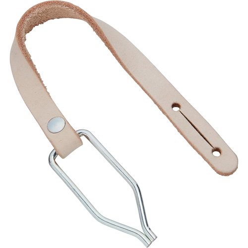 Handline with Thong Clip, Leather, Beige Sécurité Médic