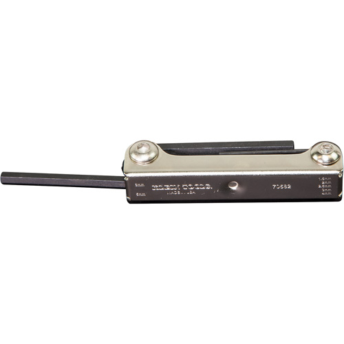 Folding Hex Key Set, 7 Pcs., Metric Sécurité Médic