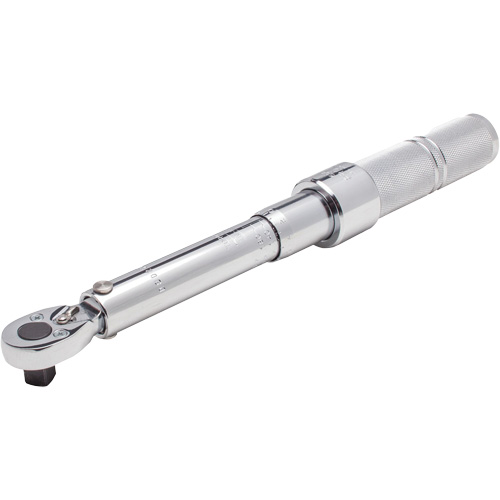 Cl&eacute; dynamom&eacute;trique &agrave; microm&egrave;tre, &agrave; cliquer, Entraînement 3/8" carr&eacute;, 40 - 200 lb-po Sécurité Médic