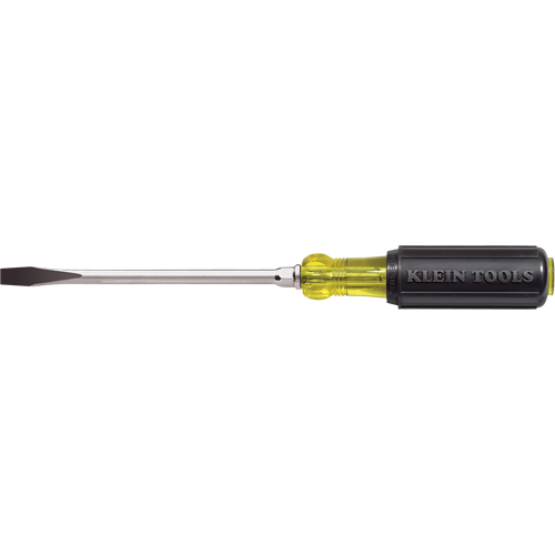 Heavy-Duty Slot Keystone Screwdriver, 5/16", 10-15/16" L, Cushion Grip Handle Sécurité Médic