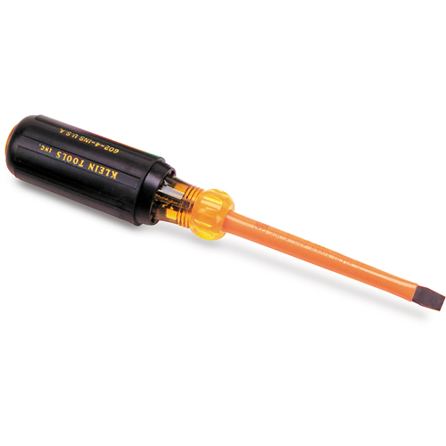 Insulated Heavy Duty, Slot Keystone Tip Screwdrivers Sécurité Médic