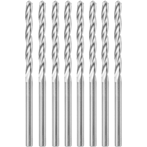 8-Piece Standard Point Spiral Saw Bit with 1/8" Diameter, 1/8", 1" Flute Sécurité Médic
