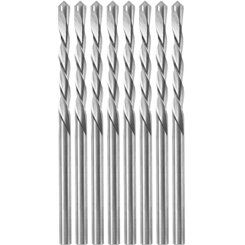 8-Piece Guidepoint Spiral Saw Bit with 1/8" Diameter, 1/8", 3/4" Flute Sécurité Médic
