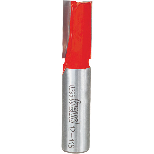 Router Bit - Double Flute Straight Bit, 1/2" Dia., 3/4" H, 2-5/8" L Sécurité Médic