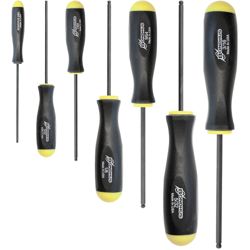 Ball Driver Screwdriver Sets - SAE, 7 Pcs. Sécurité Médic