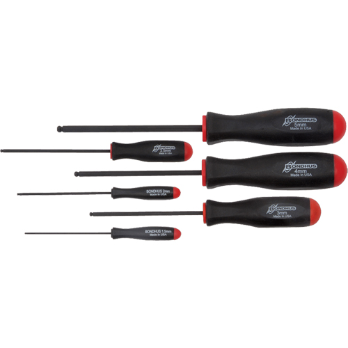 Ball Driver Screwdriver Sets - Metric, 6 Pcs. Sécurité Médic
