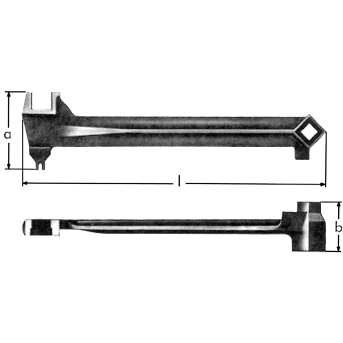 Bung Wrenches, 2-1/2", 15-1/15" Length Sécurité Médic
