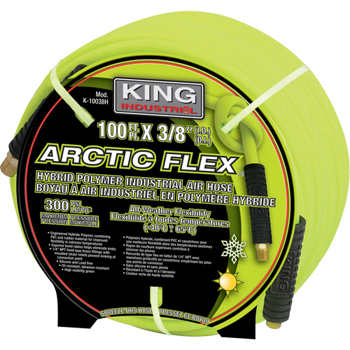 100' Hybrid Polymer Industrial Air Hose Sécurité Médic