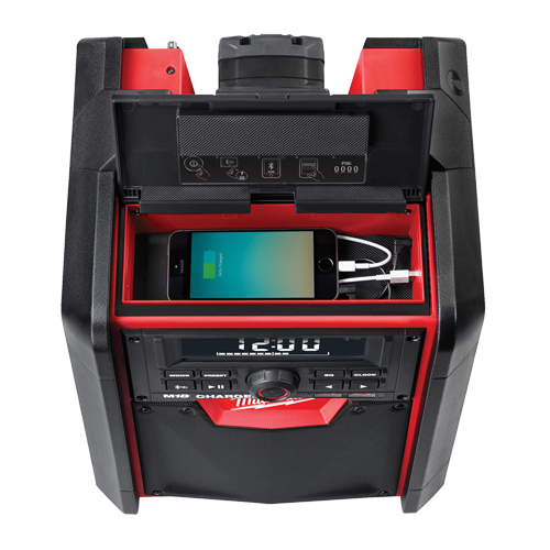 Radio et chargeur pour le chantier M18, 18 V, Lithium-ion Sécurité Médic