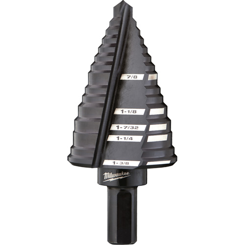 Foret &eacute;tag&eacute; no 12, 7/8" - 1-3/8", Acier rapide Sécurité Médic