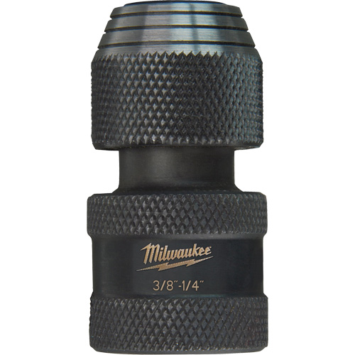 Shockwave Impact Driver Square to Hex Socket Adapter, Impact, 1/4" Drive, 3/8" Socket, 1.875" L Sécurité Médic