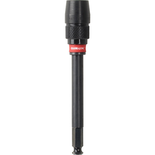 Quik-Lok Impact Drill Bit Extension, 7/16" Max. Diameter, 5-1/2" Length, 7/16" Shank Sécurité Médic