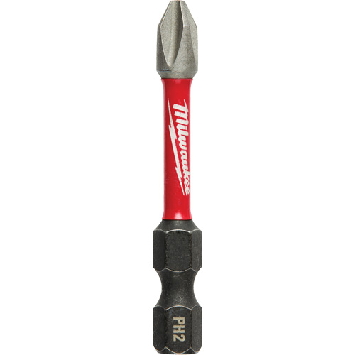 Shockwave Impact Power Bit, Phillips, #2 Tip, 1/4" Drive Size, 2" Length Sécurité Médic
