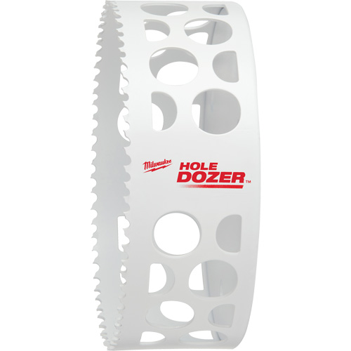 Scie-cloche Hole Dozer, 5", Profondeur de la coupe 1-5/8", Bim&eacute;tal Sécurité Médic
