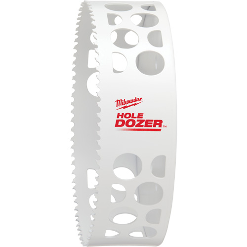 Scie-cloche Hole Dozer, 6", Profondeur de la coupe 1-5/8", Bim&eacute;tal Sécurité Médic