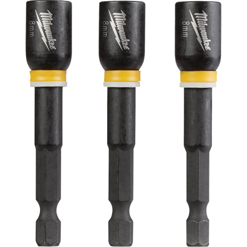 Shockwave Impact Duty Nut Driver, 1/4" Tip, 8 mm Drive, 2-9/16" L, Magnetic Sécurité Médic