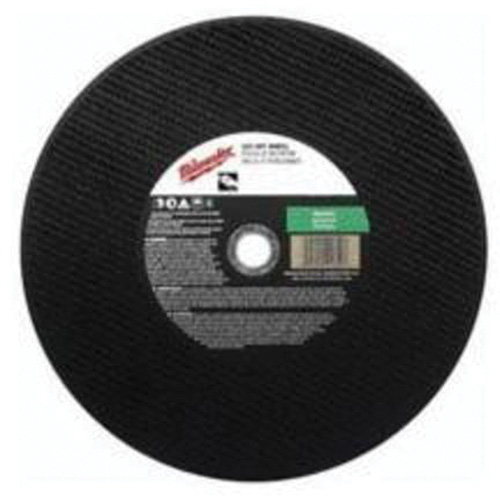 Premium Cut-Off Wheels, 14" x 1/8", 1" Arbor, Type 1, Silicon Carbide, 5400 RPM Sécurité Médic