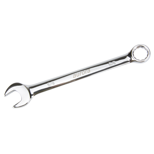 Combination Wrench, 12 Point, 5/8", Chrome Finish Sécurité Médic