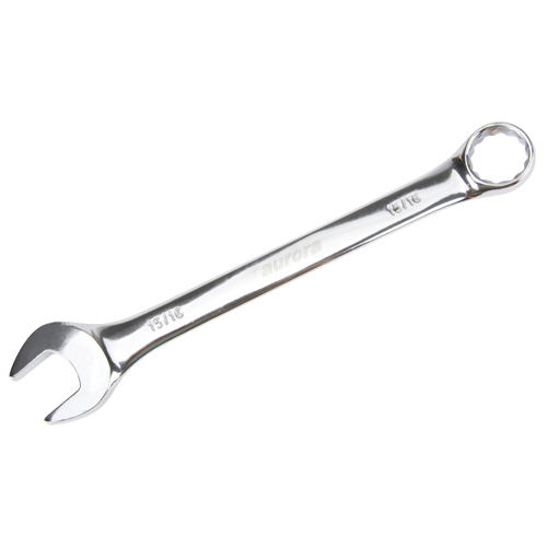 Combination Wrench, 12 Point, 15/16", Chrome Finish Sécurité Médic