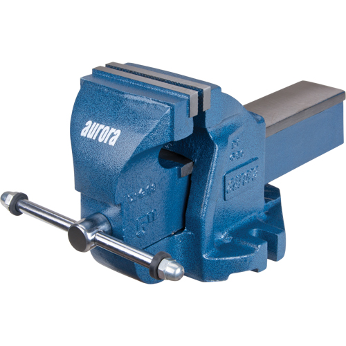 Heavy-Duty Bench Vise, 5" Jaw Width, 3-3/10" Throat Depth Sécurité Médic