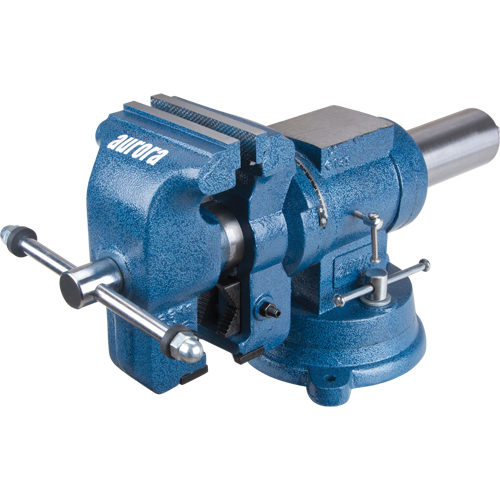 Multi-Purpose Bench Vise, 5" Jaw Width, 3-1/10" Throat Depth Sécurité Médic
