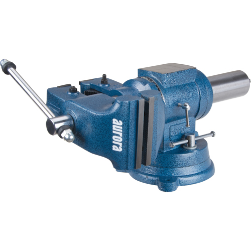 Multi-Purpose Bench Vise, 5" Jaw Width, 3-1/10" Throat Depth Sécurité Médic