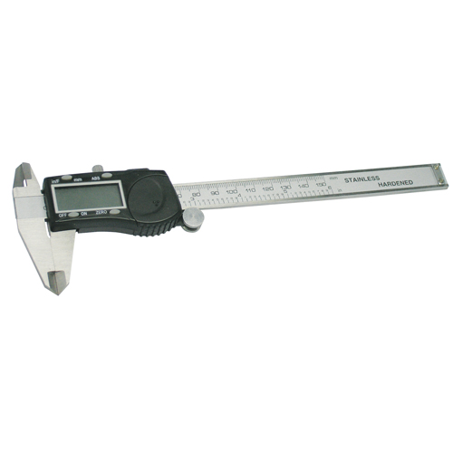 Pied &agrave; coulisse num&eacute;rique fractionnaire, R&eacute;solution de 0,005" (0,01 mm), 0" - 6" ( 0 mm - 150 mm) gamme de mesure Sécurité Médic