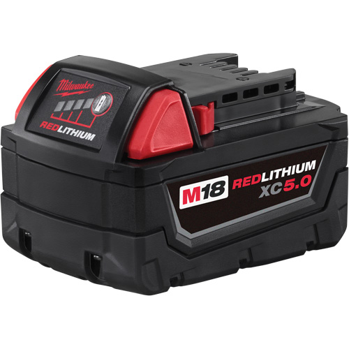 M18 Redlithium XC5.0 Extended Capacity Battery Pack, Lithium-Ion, 18 V, 5 A Sécurité Médic